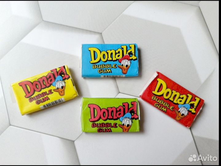Жвачка Дональд, комплект из 4шт