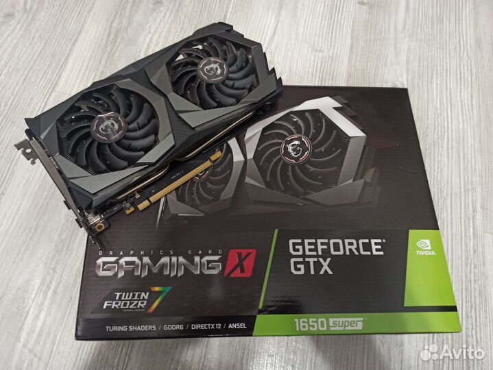 Видеокарта gtx 1650super msi gaming x