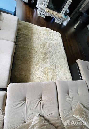 Ковер из овечьих шкур (185х220)