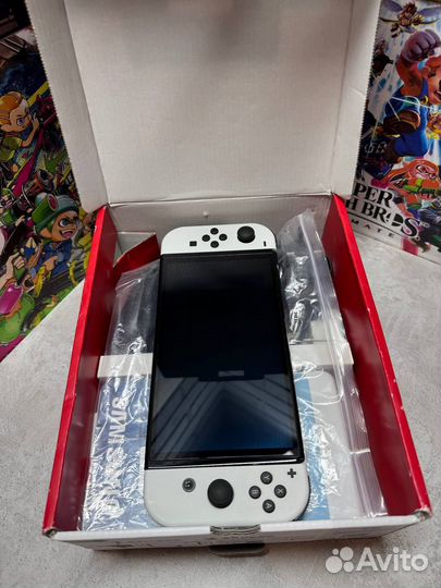 Прошитый Nintendo Switch Oled 512Gb/ Kamikaze