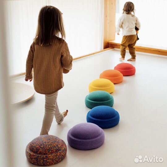 Балансировочные камни и балансборд для детей