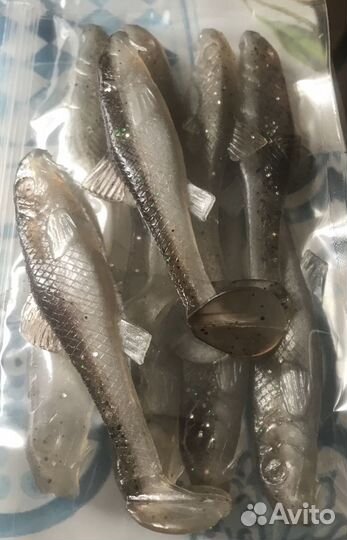 Силиконовые приманки для рыбалки «Пескарь»