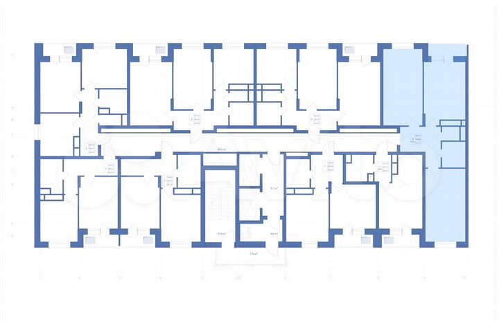 3-к. квартира, 76,3 м², 7/21 эт.