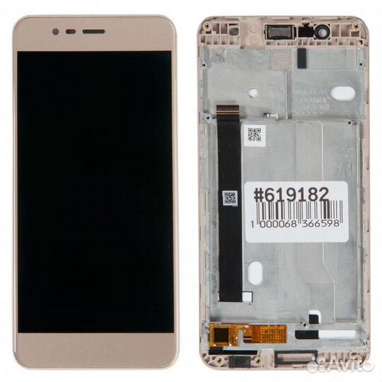 Дисплей в сборе с тачскрином и передней панелью дл