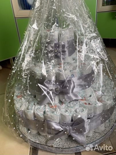 Торт из подгузников