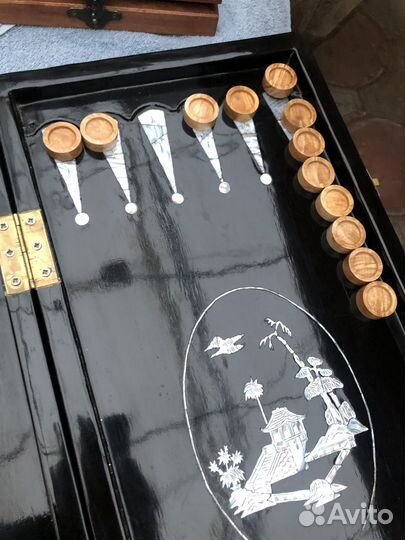 Фишки для нард корень ореха,сувель клен