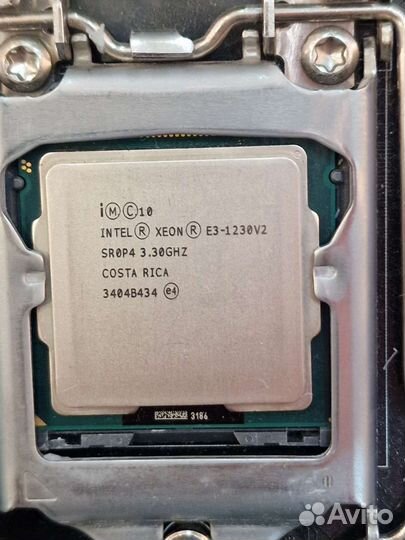 Процессор Intel Xeon E3-1230V2 аналог i7 3770