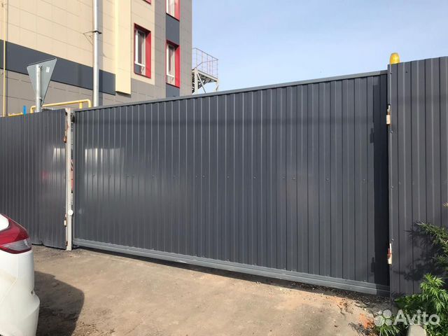 Откатные ворота под ключ