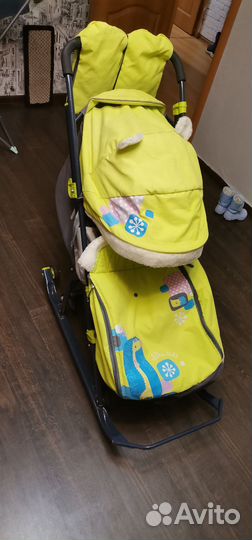 Санки коляска nika kids