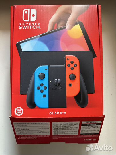 Nintendo switch Oled Неон, чип, любые игры NEW