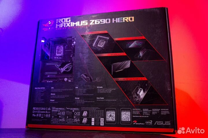 Материнская плата asus ROG maximus Z690 hero