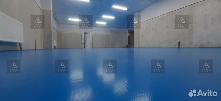 Борцовский ковер 12х12 одноцветный