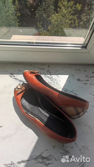 Burberry балетки оригинал 37.5
