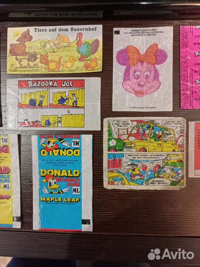 Вкладыши комикс, базука, Микки, Киндер