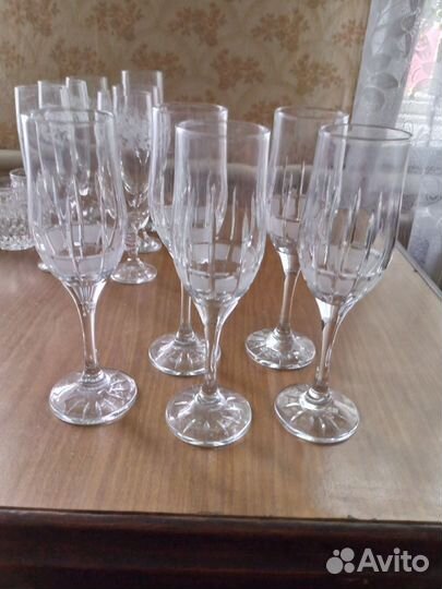 Стопки хрусталь, бокалы