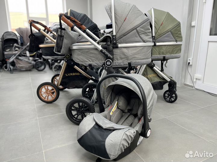 Коляска с рождения 3в1 с автолюлькой