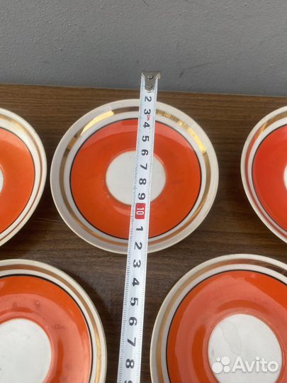 Чайные блюдца от сервиза,производства времен СССР