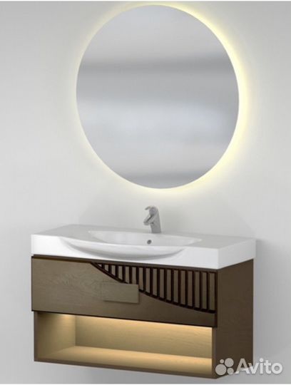 Тумба под раковину из дуба