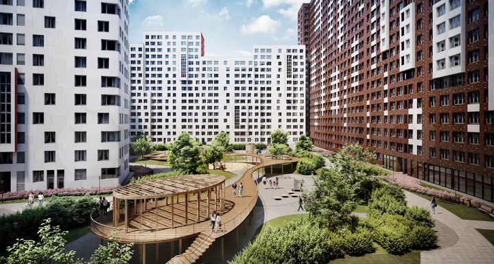 2-к. квартира, 63,8 м², 2/22 эт.