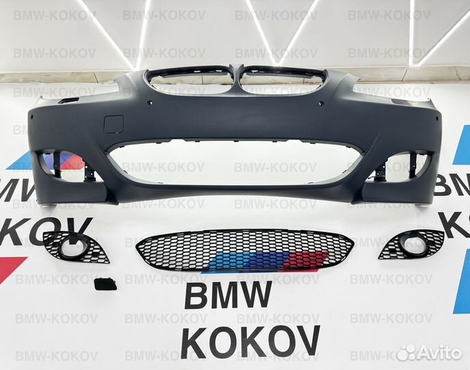 Передний бампер на BMW E60 в стиле М5 е60