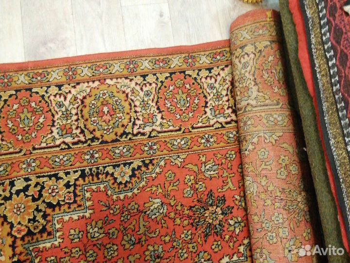 Ковер шерстяной СССР 200, 300см чистый весел на ст