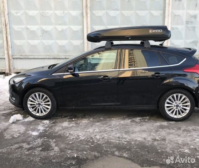 Автобокс на крышу Inno New Shadow 14, черный 400л