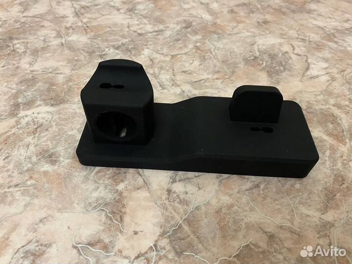 Подставка для телефона, часов и наушников 3 в 1