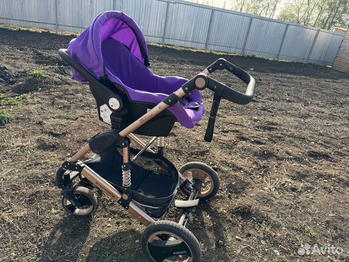 Детская коляска 3 в 1 коляска с автокреслом