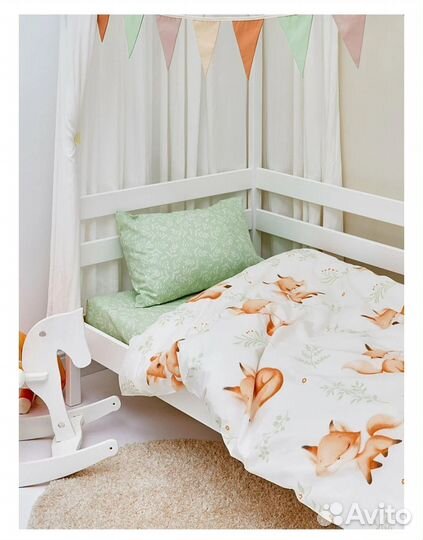 Детское постельное белье из перкали