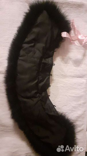 Меховой воротник песец