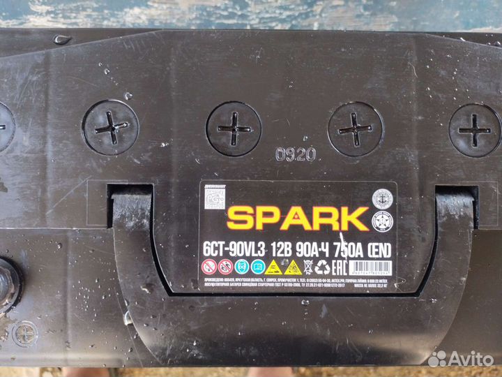 Аккумулятор 12в 90А-ч 750А(EN)