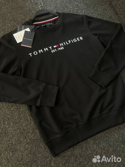 Свитшот Tommy Hilfiger черный новый