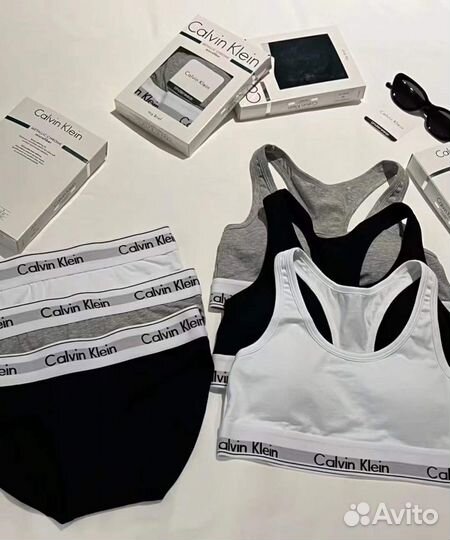 Calvin klein комплект белья женское S,M,L