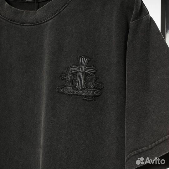 Футболка черная Chromе Hearts