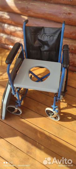 Инвалидная коляска бу с туалетом