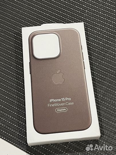 Чехол FineWoven для iPhone 15 Pro, оригинальный