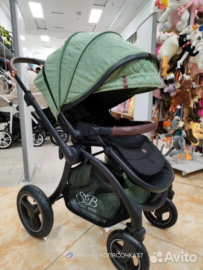 Всесезонные коляски с реверс блок SB Cupola