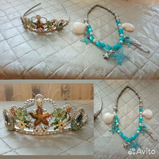 Ободки, заколка для волос, маски для лица, колье