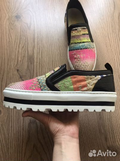 Слипоны лоферы эспадрильи кеды msgm