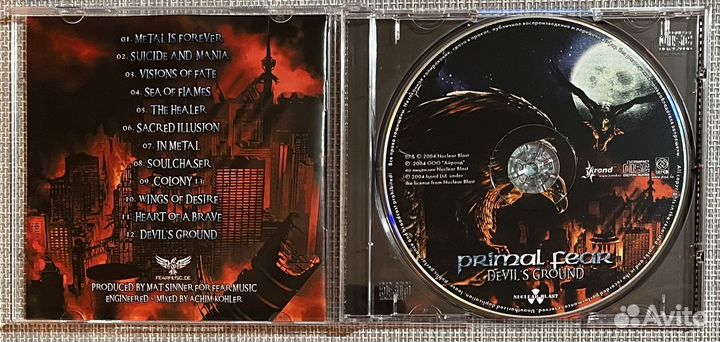 Primal Fear - Devil's Ground CD Rus