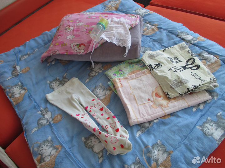 Детский матрас и постельное в кроватку
