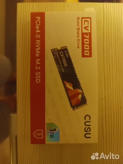 SSd Cusu 1Tb Pci 4.0 не форматируется