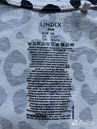 Лонгслив для девочки Lindex, 98(104)