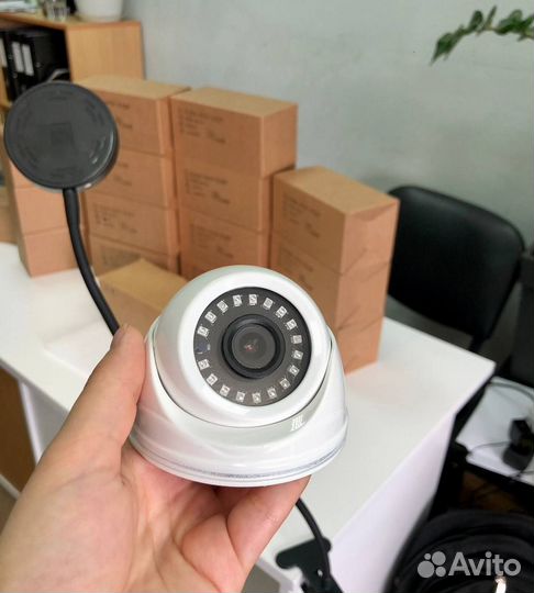 Купольная внутренняя 8MP IP камера POE