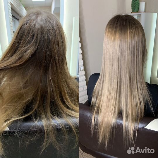 Кератиновое выпрямление, ботокс для волос