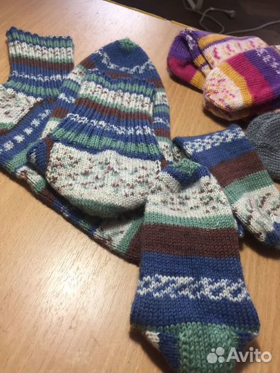 Носочки для мамы и сыночка