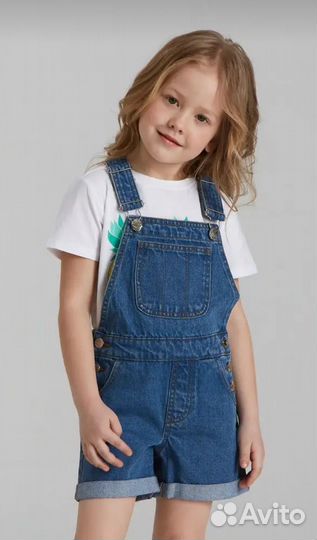 Комбинезон детский джинсовый 104