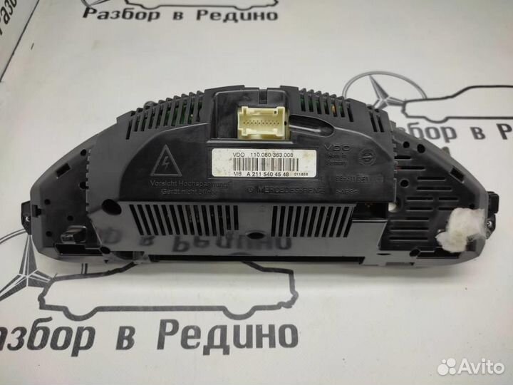 Щиток приборов w211 E-class 629.910 02.2008