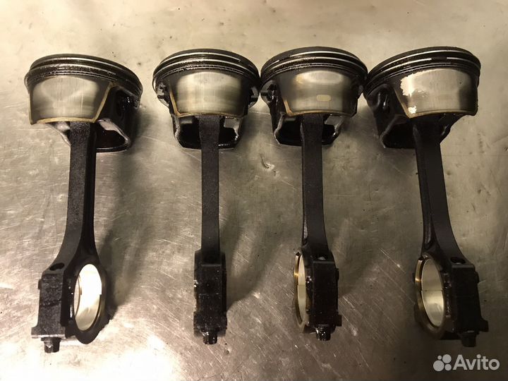 Поршень+шатун Ford Focus 1 2 3 mondeo C-max Fusion