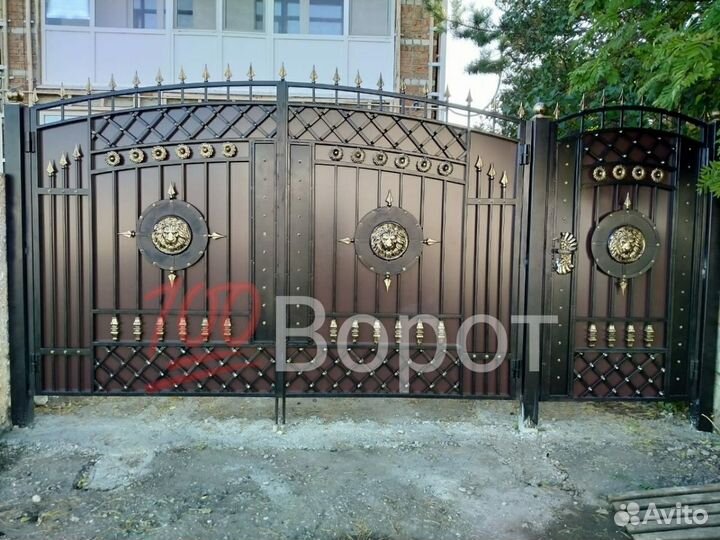 Ворота кованые